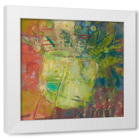 Lucira I White Modern Wood Framed Art Print by Jachimiec, Sue