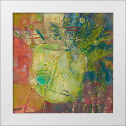 Lucira I White Modern Wood Framed Art Print by Jachimiec, Sue