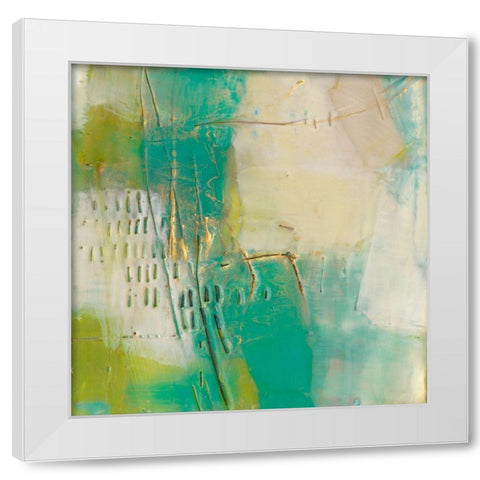 Moira I White Modern Wood Framed Art Print by Jachimiec, Sue