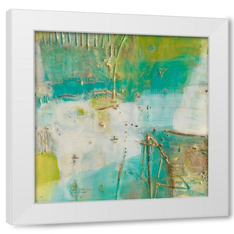 Moira II White Modern Wood Framed Art Print by Jachimiec, Sue
