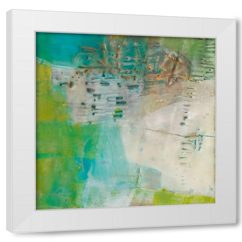 Moira IV White Modern Wood Framed Art Print by Jachimiec, Sue