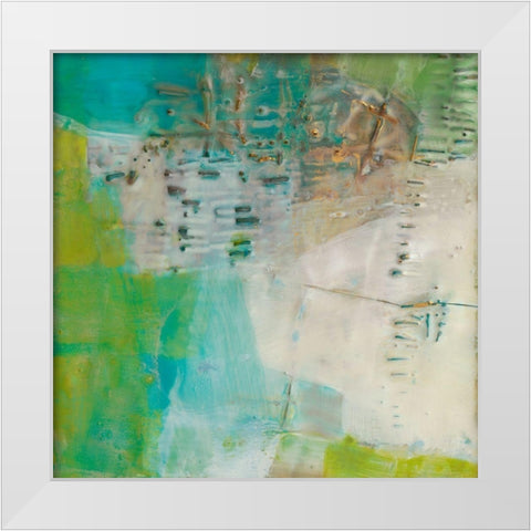 Moira IV White Modern Wood Framed Art Print by Jachimiec, Sue