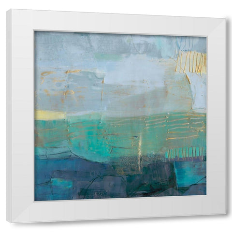 Rianti I White Modern Wood Framed Art Print by Jachimiec, Sue