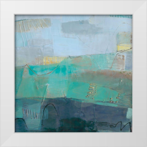 Rianti II White Modern Wood Framed Art Print by Jachimiec, Sue