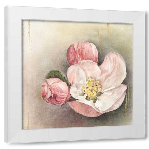 Enlightenment Blossom I White Modern Wood Framed Art Print by Liama, Lily