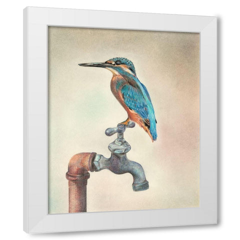 Glory Bird III White Modern Wood Framed Art Print by Liama, Lily