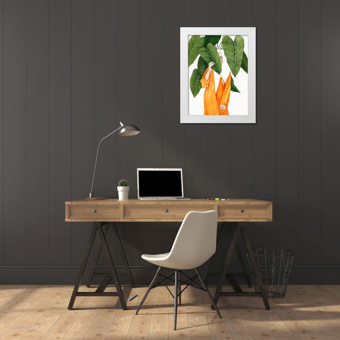 Daughter Nature I White Modern Wood Framed Art Print by Popp, Grace
