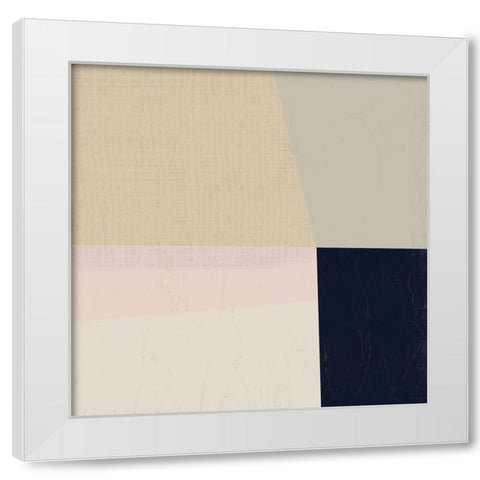 Color Plain II White Modern Wood Framed Art Print by Vess, June Erica