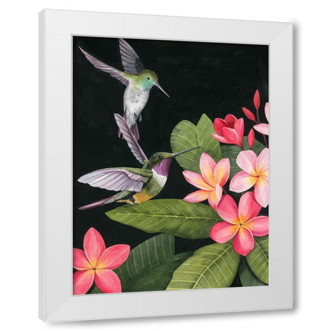 In the Plumeria I White Modern Wood Framed Art Print by Popp, Grace