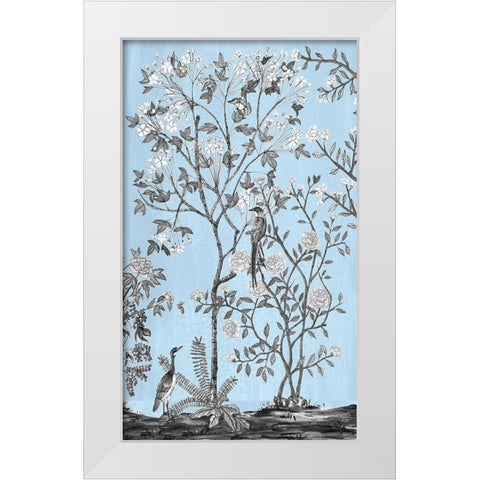 Tree of Life Chinoi II White Modern Wood Framed Art Print by Wang, Melissa
