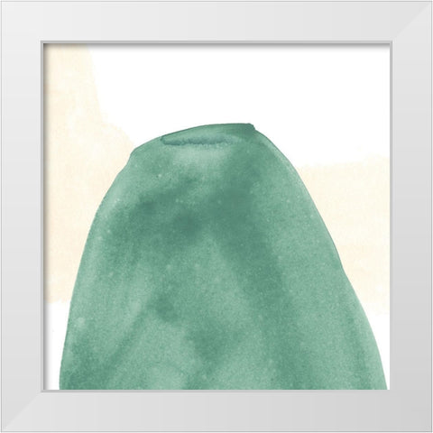 Color Swatch V White Modern Wood Framed Art Print by Vess, June Erica