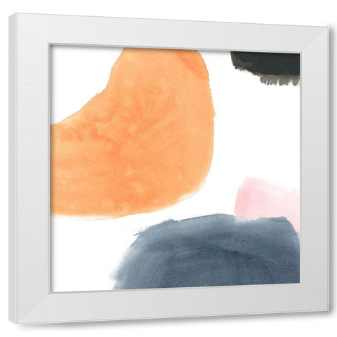 Color Swatch VI White Modern Wood Framed Art Print by Vess, June Erica