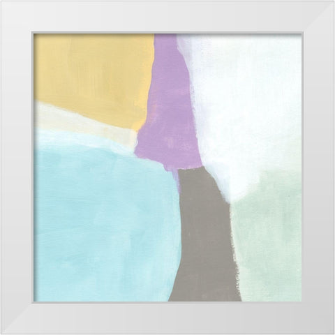 Cloud Block II White Modern Wood Framed Art Print by Vess, June Erica