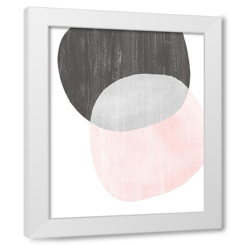 Shifting Spheres II White Modern Wood Framed Art Print by Popp, Grace