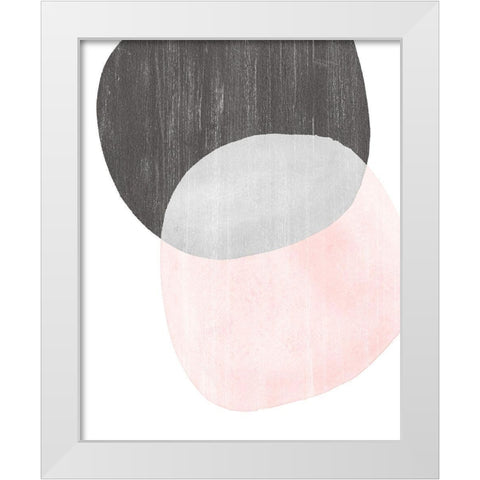 Shifting Spheres II White Modern Wood Framed Art Print by Popp, Grace