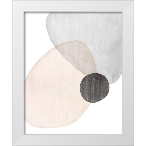 Shifting Spheres IV White Modern Wood Framed Art Print by Popp, Grace