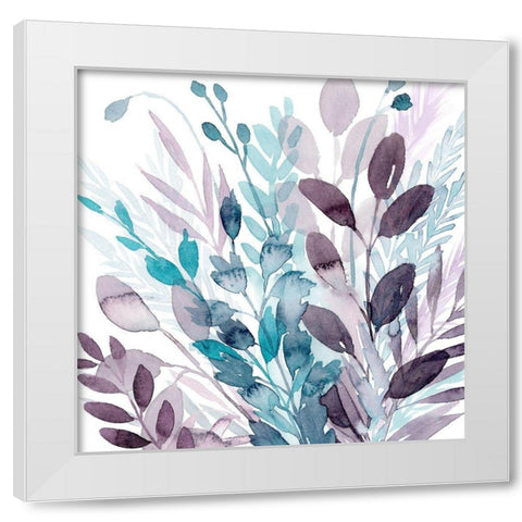 Crystallized Flora II White Modern Wood Framed Art Print by Popp, Grace