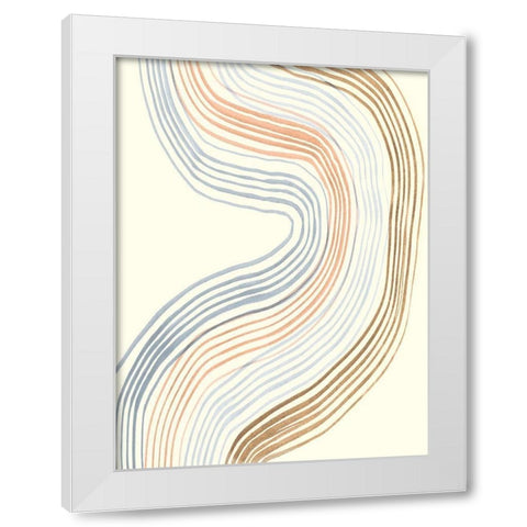 Imperfect Lines III White Modern Wood Framed Art Print by Ludwig, Alicia