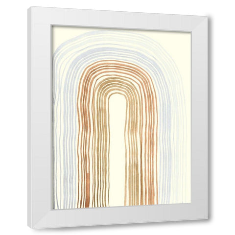 Imperfect Lines IV White Modern Wood Framed Art Print by Ludwig, Alicia