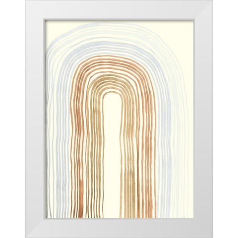 Imperfect Lines IV White Modern Wood Framed Art Print by Ludwig, Alicia