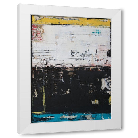 Down and Dirty White Modern Wood Framed Art Print by Ashley, Erin