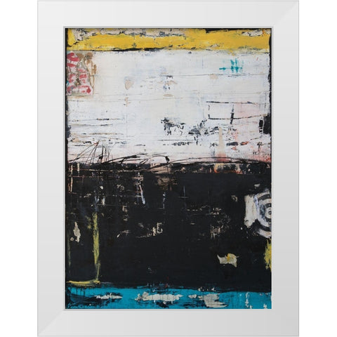 Down and Dirty White Modern Wood Framed Art Print by Ashley, Erin