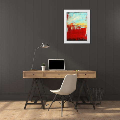 Red Alaskan White Modern Wood Framed Art Print by Ashley, Erin