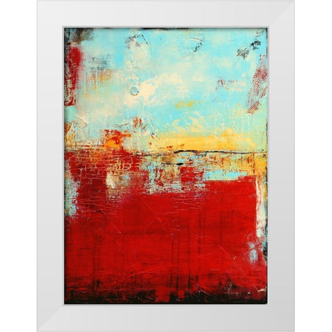 Red Alaskan White Modern Wood Framed Art Print by Ashley, Erin