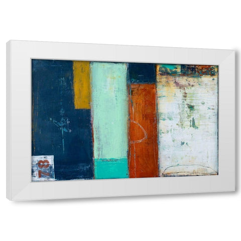 Booby Trap White Modern Wood Framed Art Print by Ashley, Erin