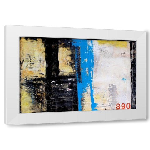 Union Square White Modern Wood Framed Art Print by Ashley, Erin