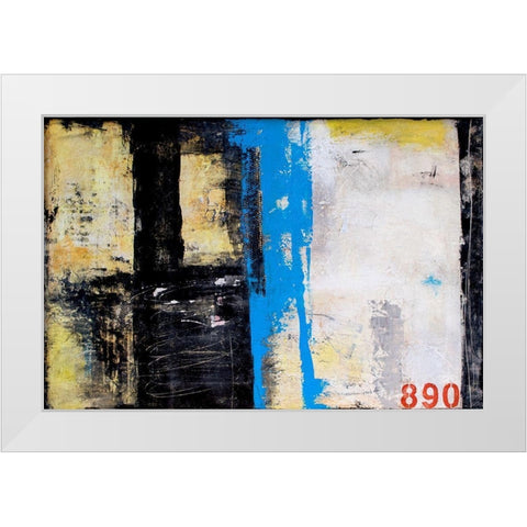 Union Square White Modern Wood Framed Art Print by Ashley, Erin