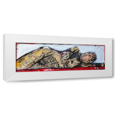 One More Night White Modern Wood Framed Art Print by Ashley, Erin