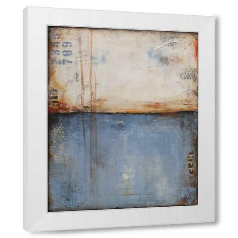 Promised Time White Modern Wood Framed Art Print by Ashley, Erin