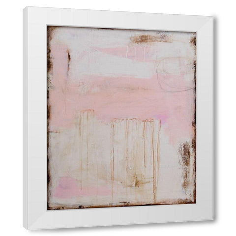 Soft Sounds White Modern Wood Framed Art Print by Ashley, Erin