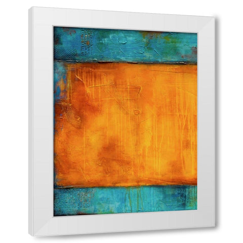 Journeys Mood I White Modern Wood Framed Art Print by Ashley, Erin