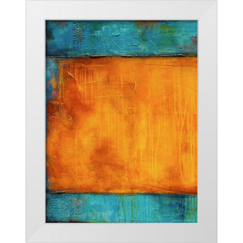 Journeys Mood I White Modern Wood Framed Art Print by Ashley, Erin