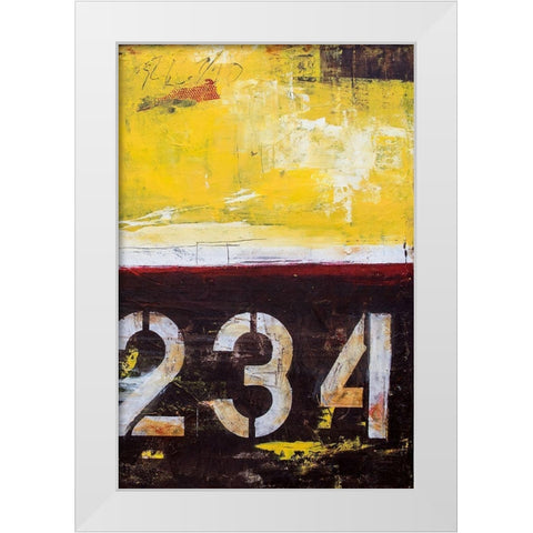 Junction 234 II White Modern Wood Framed Art Print by Ashley, Erin
