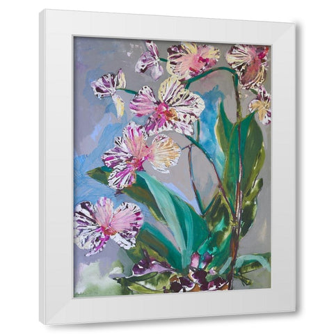 Maine Spring Flowers I White Modern Wood Framed Art Print by Ferrell, Erin McGee