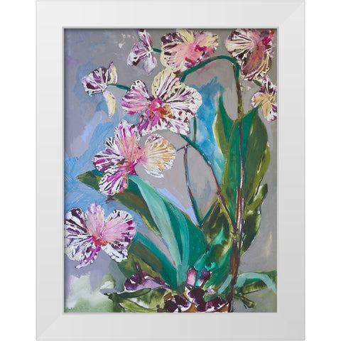 Maine Spring Flowers I White Modern Wood Framed Art Print by Ferrell, Erin McGee