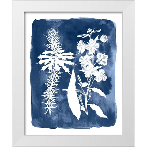 Botanical Inverse I White Modern Wood Framed Art Print by Vision Studio