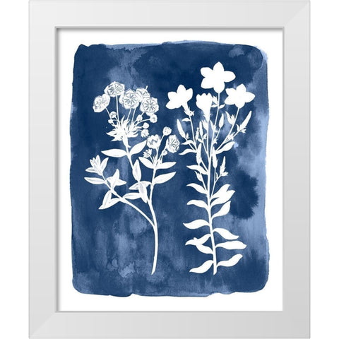 Botanical Inverse II White Modern Wood Framed Art Print by Vision Studio