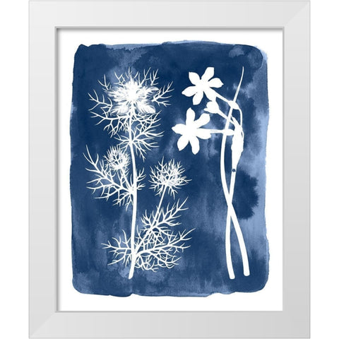 Botanical Inverse III White Modern Wood Framed Art Print by Vision Studio