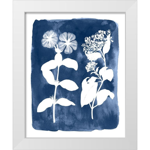 Botanical Inverse IV White Modern Wood Framed Art Print by Vision Studio