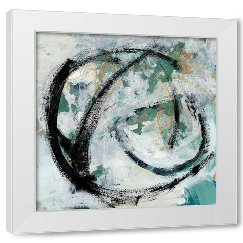 Combustion I White Modern Wood Framed Art Print by Zarris, Chariklia