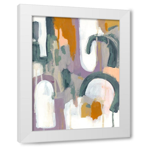 Prairie I White Modern Wood Framed Art Print by Zarris, Chariklia