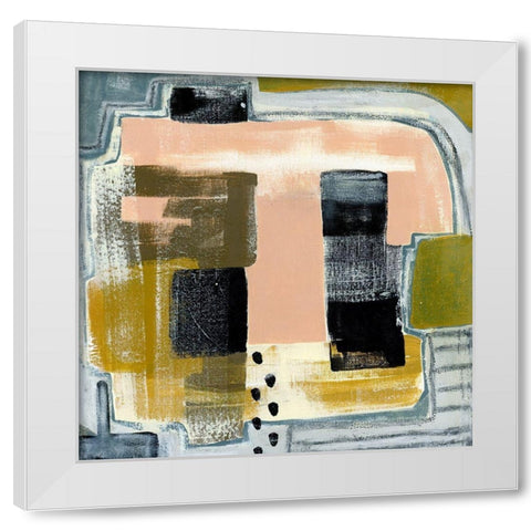 Modern Geo Abstract II White Modern Wood Framed Art Print by Daavettila, Tara