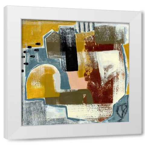Modern Geo Abstract III White Modern Wood Framed Art Print by Daavettila, Tara