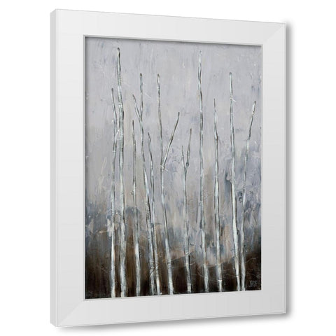 Bare Tree Tops II White Modern Wood Framed Art Print by Reynolds, Jade