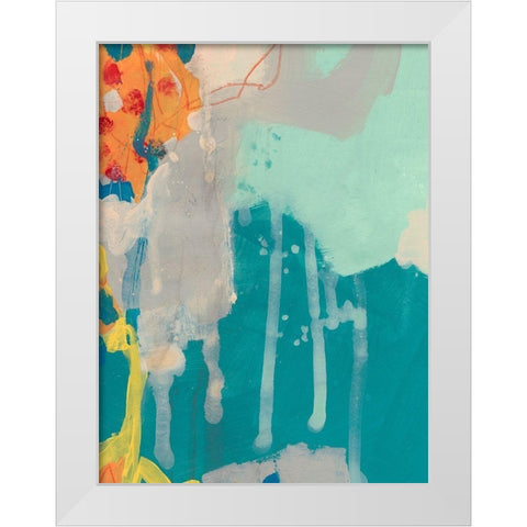 Escape Hatch I White Modern Wood Framed Art Print by Vess, June Erica