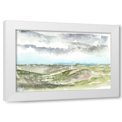 Valley Storm I White Modern Wood Framed Art Print by Harper, Ethan